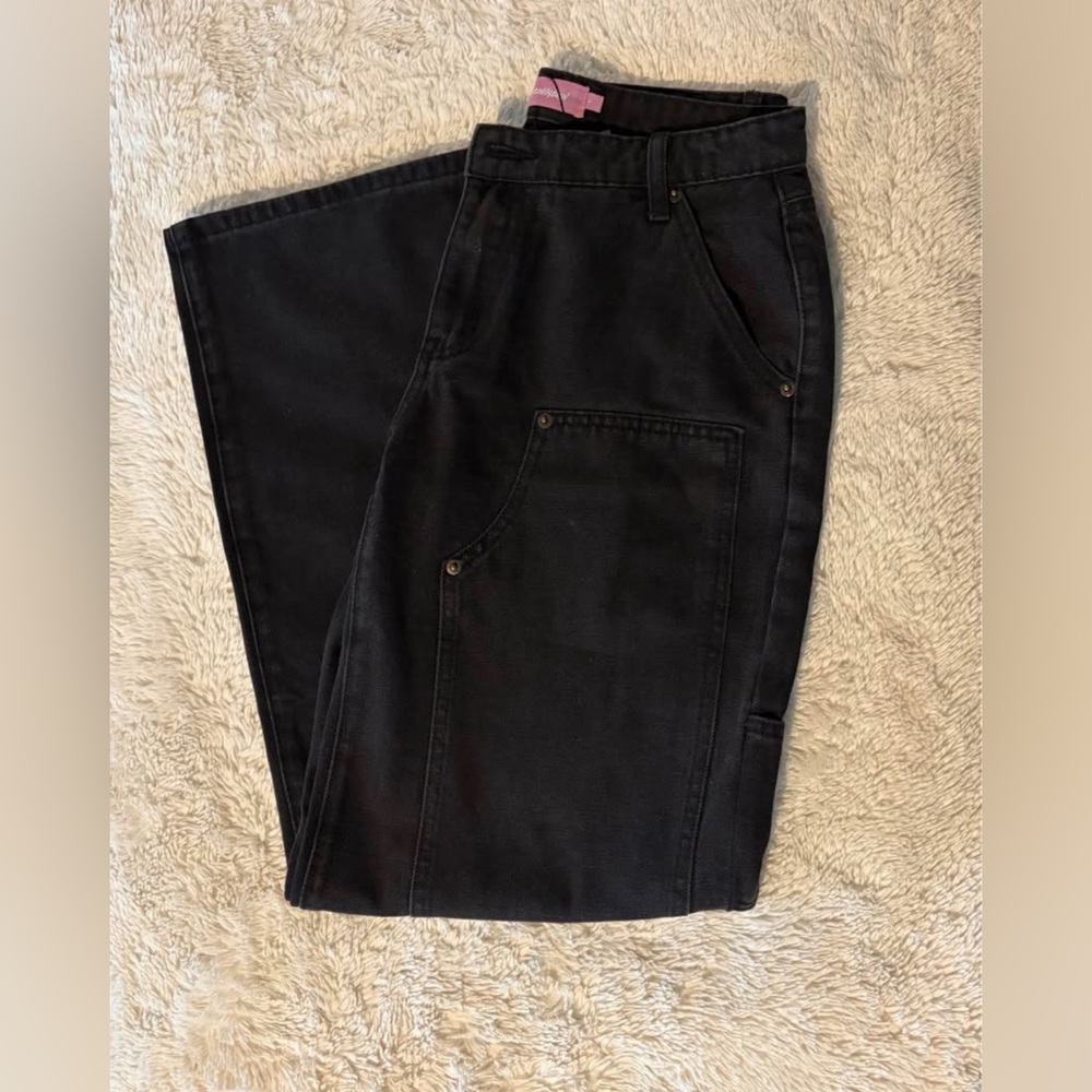 Edikted Black Carpenter Jeans